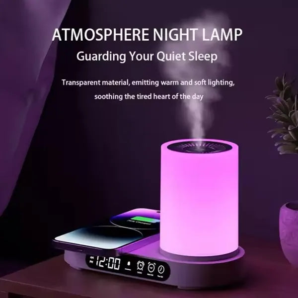 Versatile Clock Speaker Wireless Humidifier Aroma Diffuser