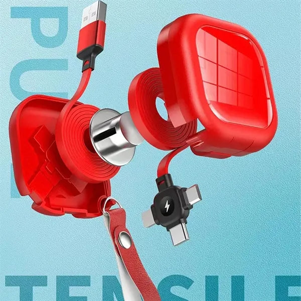 Charging Cable Phone Stand with Adjustable Viewing Angle