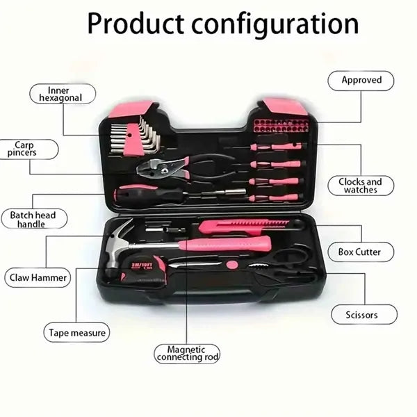 Cutting Plier Tool Set with Toolbox