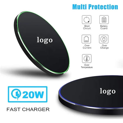 10W Qi-Certified Wireless Charger for Smartphones
