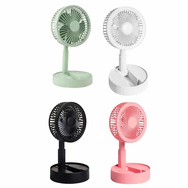 Portable USB Desk Fan with Foldable Stand