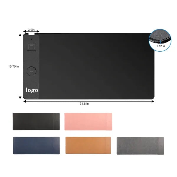 15W Extended Waterproof Wireless Fast Charging Mouse Pad