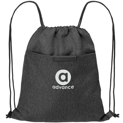 RejuVe X-PAK Recycled Heather Drawstring Bag