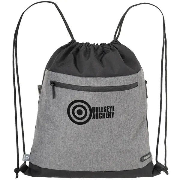 RejuVe MILANO Recycled Heather Drawstring Bag