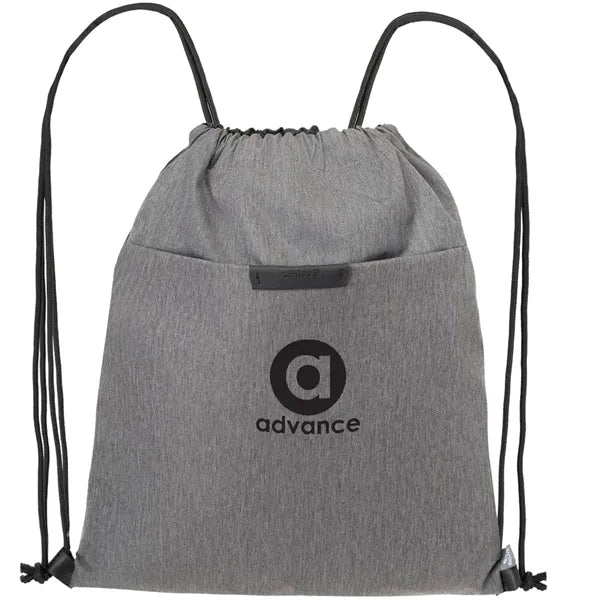 RejuVe X-PAK Recycled Heather Drawstring Bag