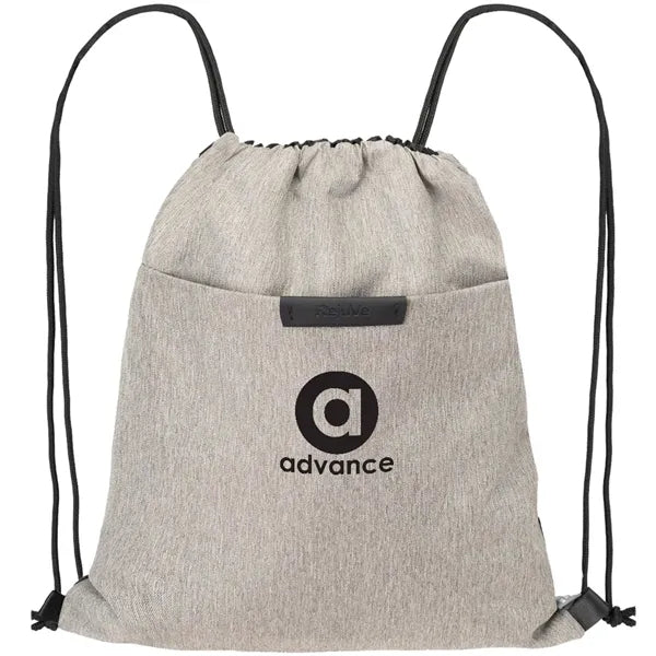 RejuVe X-PAK Recycled Heather Drawstring Bag