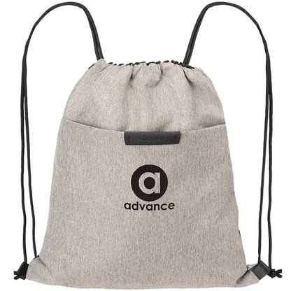 RejuVe X-PAK Recycled Heather Drawstring Bag