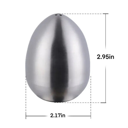 Stainless Steel Egg-Shaped Upright Spice Bottle