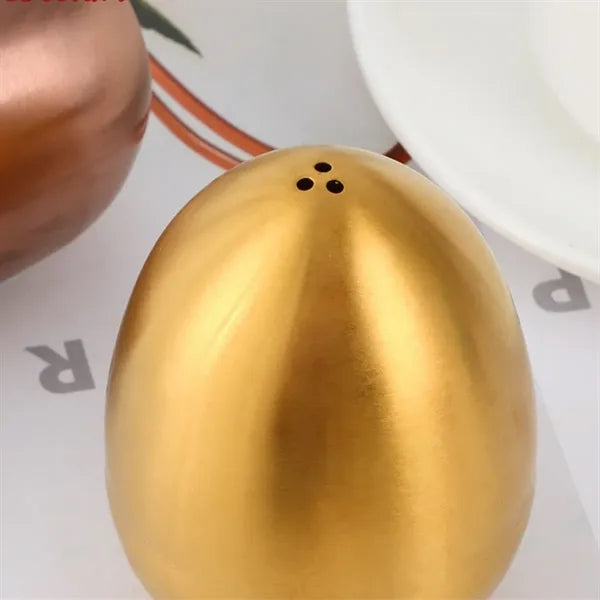 Stainless Steel Egg-Shaped Upright Spice Bottle