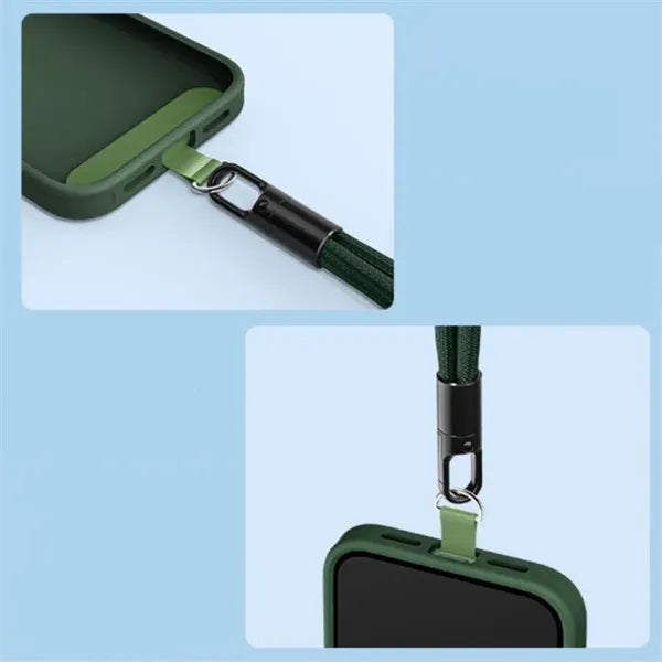 Custom Neck Anti-lost Nylon Phone Lanyard