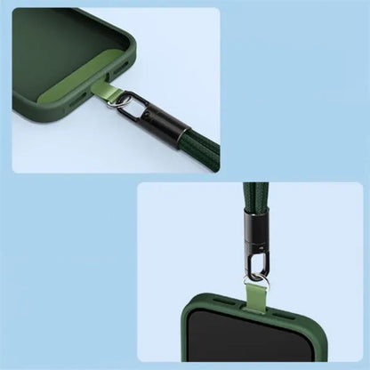 Custom Neck Anti-lost Nylon Phone Lanyard