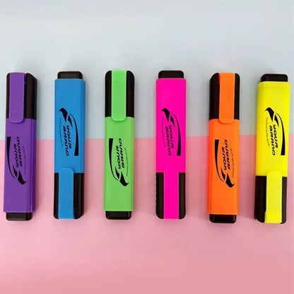Customized Large Capacity Student Color Marker Highlighter