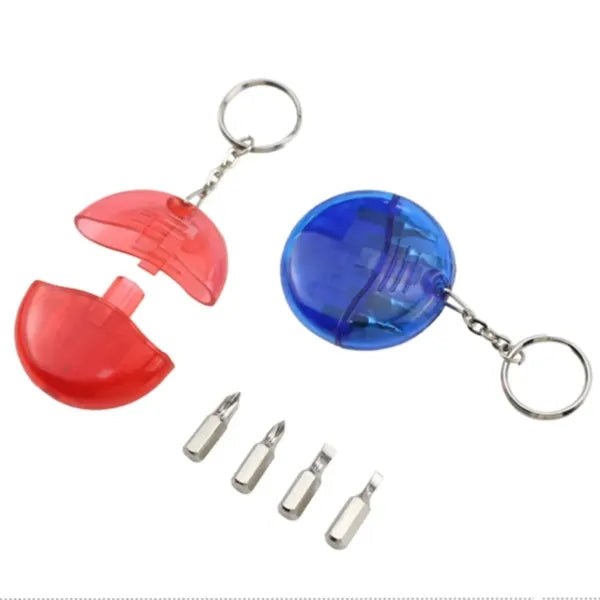Multifunctional Combination Screwdriver Tool Keychain