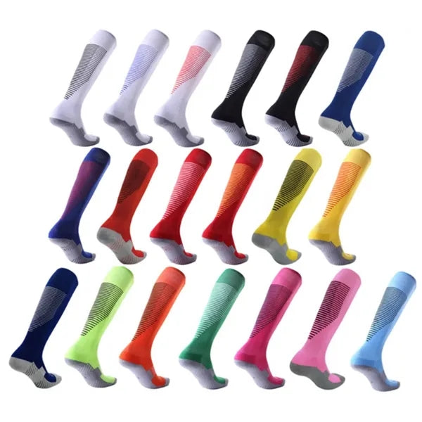 Sport Custom Anti Slip Knee High Athletic Football Socks