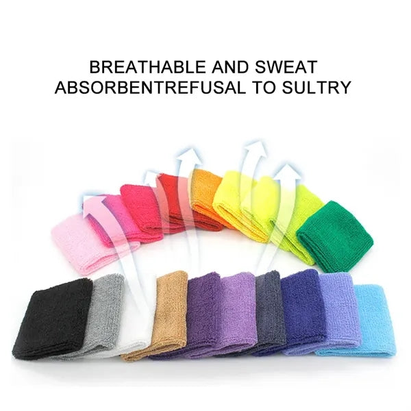 Terry Cloth Sweatbands Sports Wristband