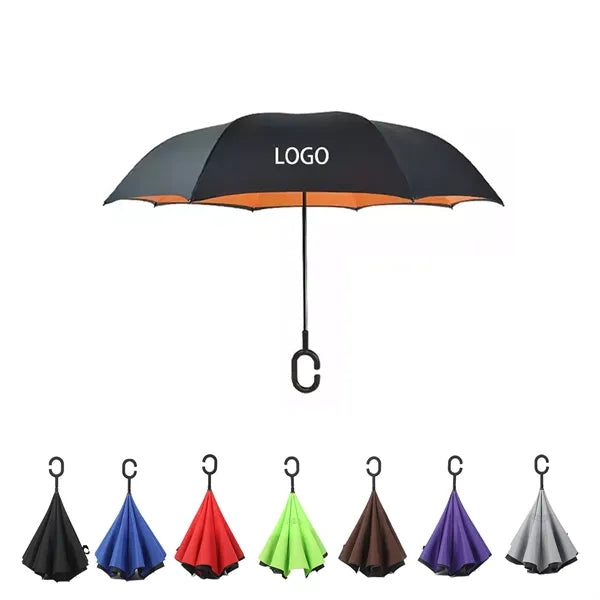 48" Two-Tone Inverted Arc Reverse Umbrella