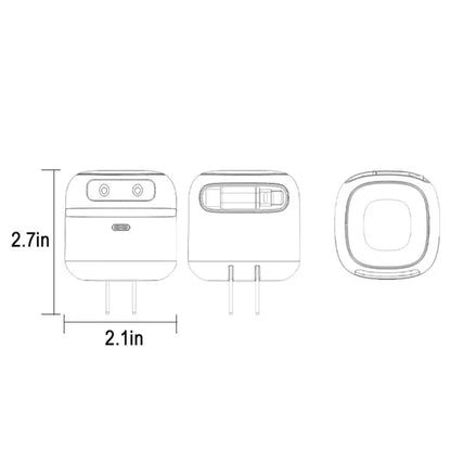 Wall Charger With Retractable Cable