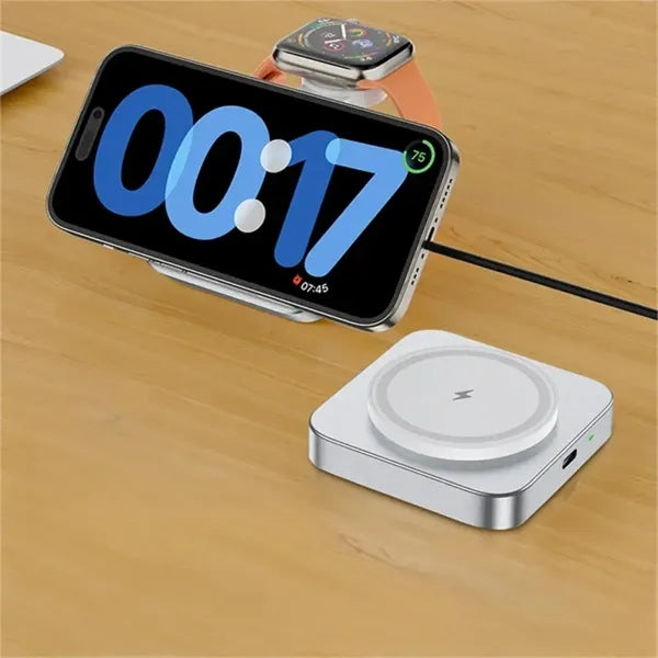 Foldable 2-in-1 Wireless Magsafe Charger