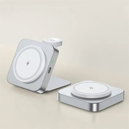 Foldable 2-in-1 Wireless Magsafe Charger