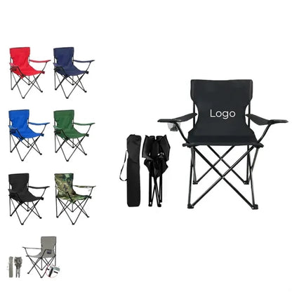 Portable Foldable Camping Chair with Cup Holder