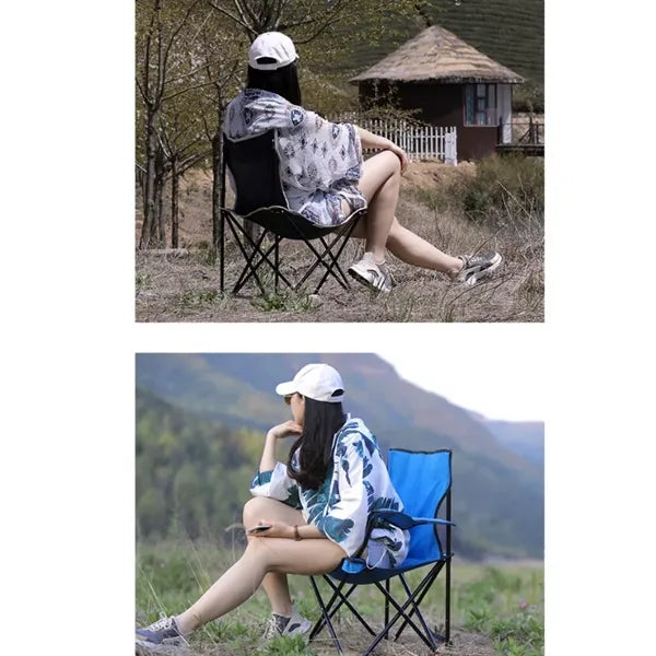 Portable Foldable Camping Chair with Cup Holder