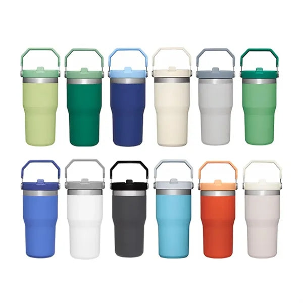 20oz Insulated Travel Tumbler with Straw