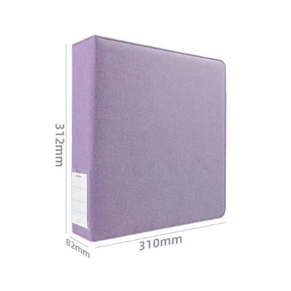 Durable 3-Ring Binder with Fabric Cover