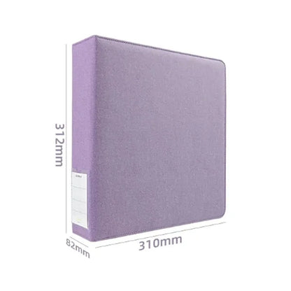 Durable 3-Ring Binder with Fabric Cover