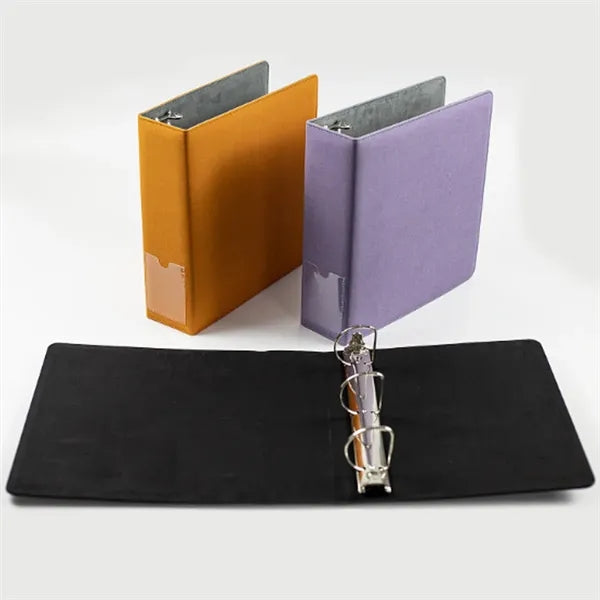 Durable 3-Ring Binder with Fabric Cover