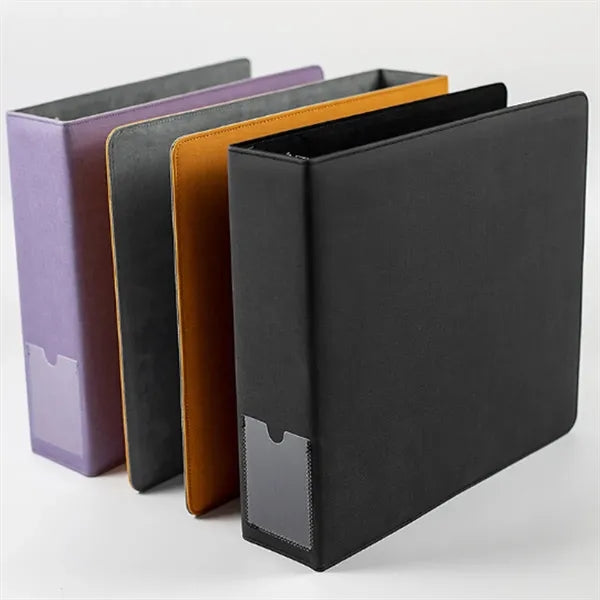 Durable 3-Ring Binder with Fabric Cover