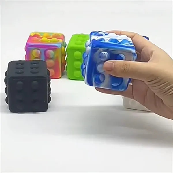 Fidget Push Pop Cube Stress Reliever