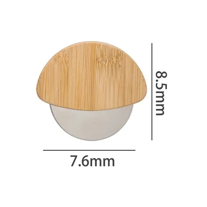 Bamboo Pizza Cutter with Rolling Blade