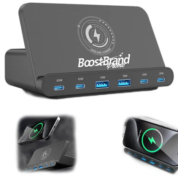 Wireless Charging Stand with Fast Charge MultiplePorts