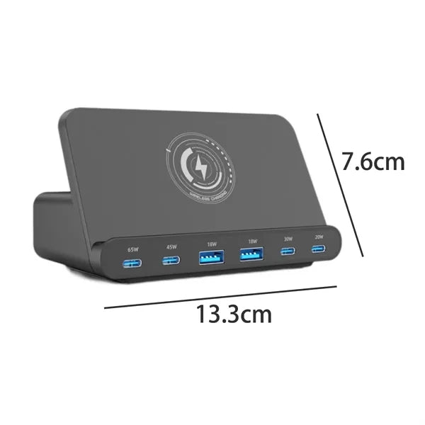 Wireless Charging Stand with Fast Charge MultiplePorts