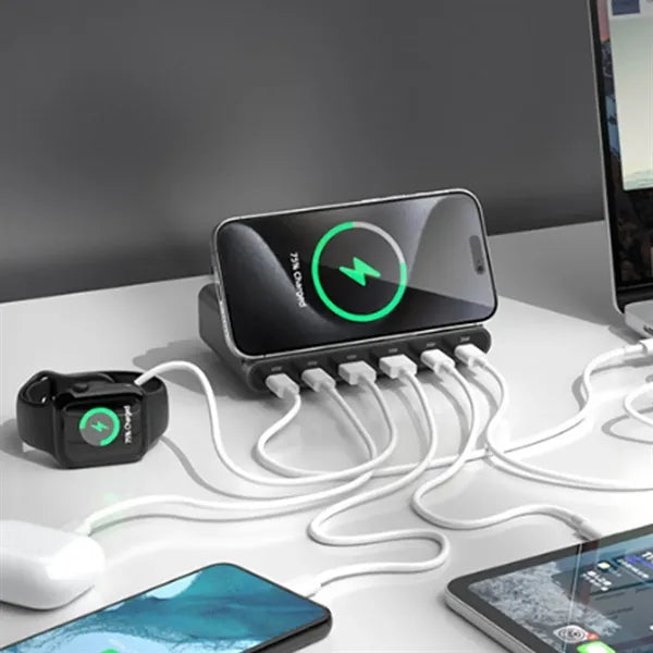 Wireless Charging Stand with Fast Charge MultiplePorts