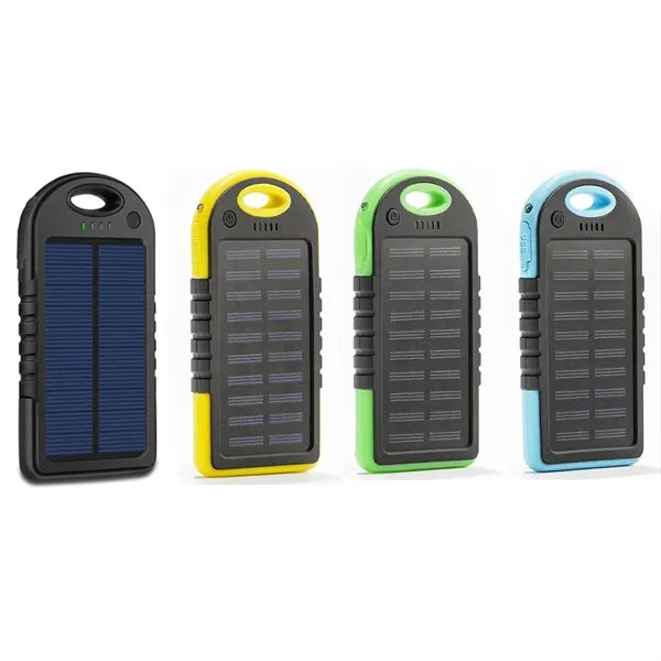 5000mAh Portable Solar Power Bank Shockproof