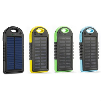 5000mAh Portable Solar Power Bank Shockproof