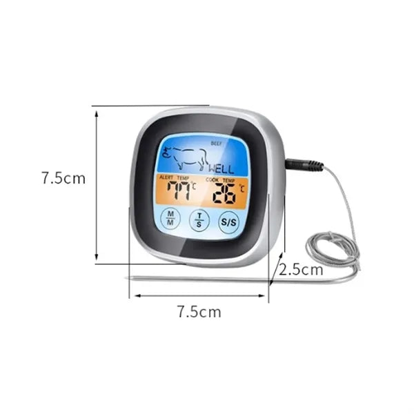Digital Meat Thermometer with Timer