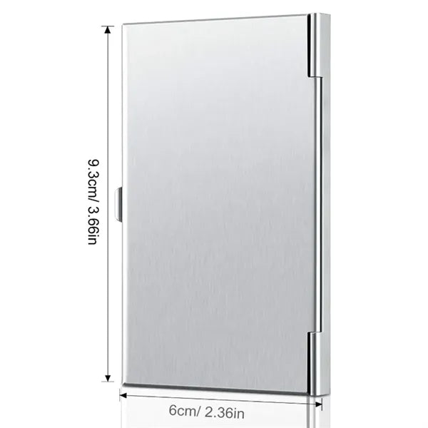 Portable Aluminum Business Card Holder