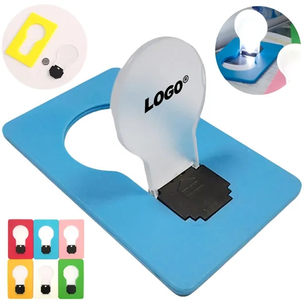 Mini Foldable Portable Pocket Card LED Light Flashlight