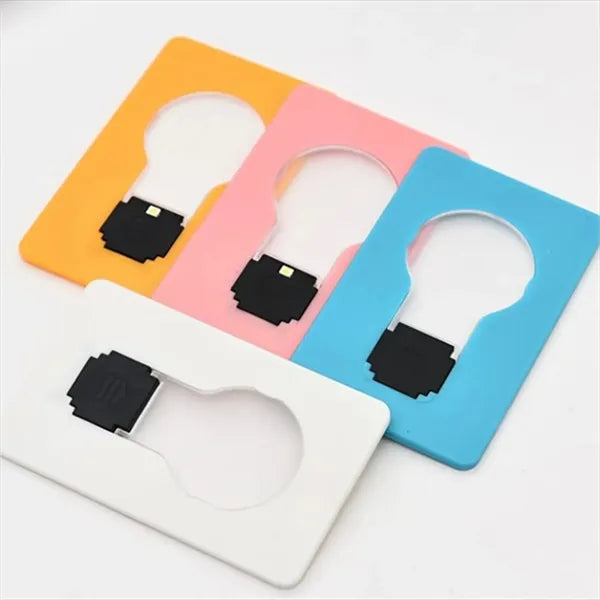 Mini Foldable Portable Pocket Card LED Light Flashlight