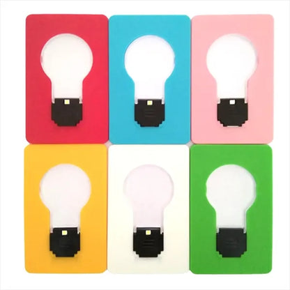 Mini Foldable Portable Pocket Card LED Light Flashlight