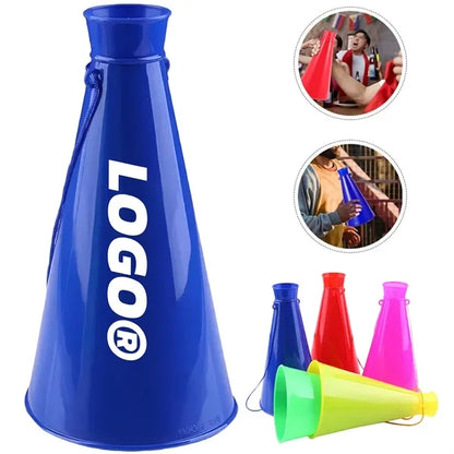 Plastic Megaphone With Adjustable Strap Cheer Cheerleader