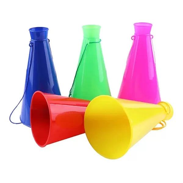 Plastic Megaphone With Adjustable Strap Cheer Cheerleader