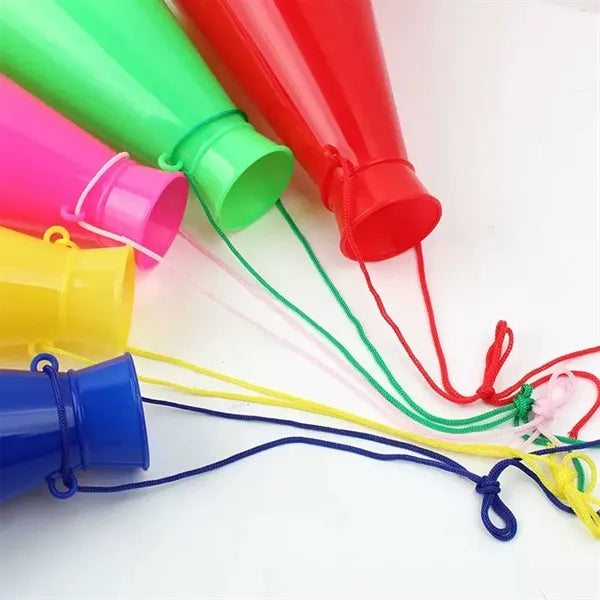 Plastic Megaphone With Adjustable Strap Cheer Cheerleader