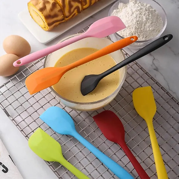 Colorful Silicone Spatula Customizable Kitchen Tool