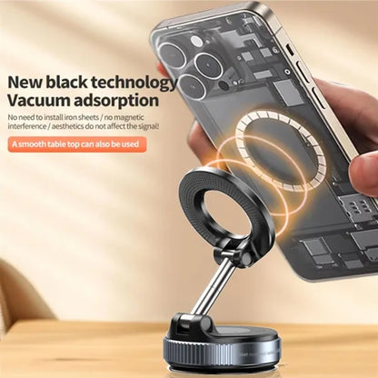 MagSafe Vacuum Suction Foldable Magnetic Phone Mount