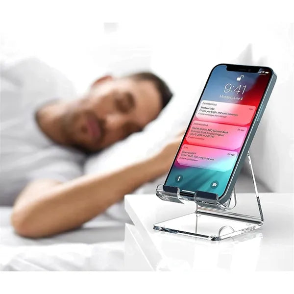 Clear Acrylic Phone Stand Desktop Tablet Holder Thickened