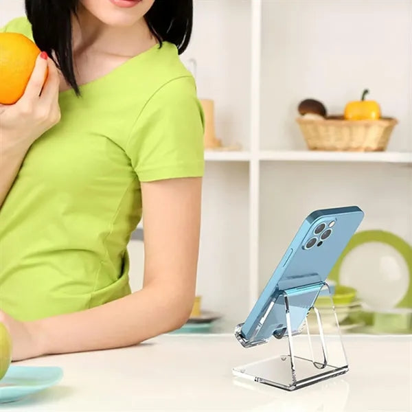 Clear Acrylic Phone Stand Desktop Tablet Holder Thickened