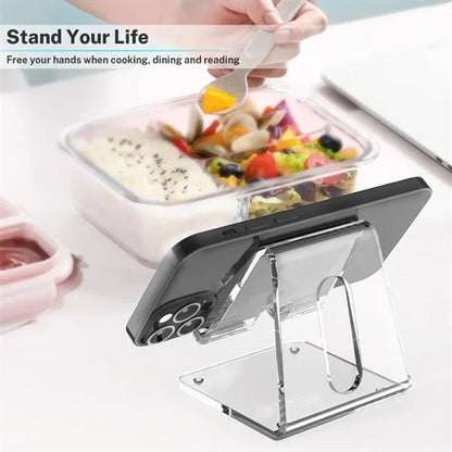 Clear Acrylic Phone Stand Desktop Tablet Holder Thickened